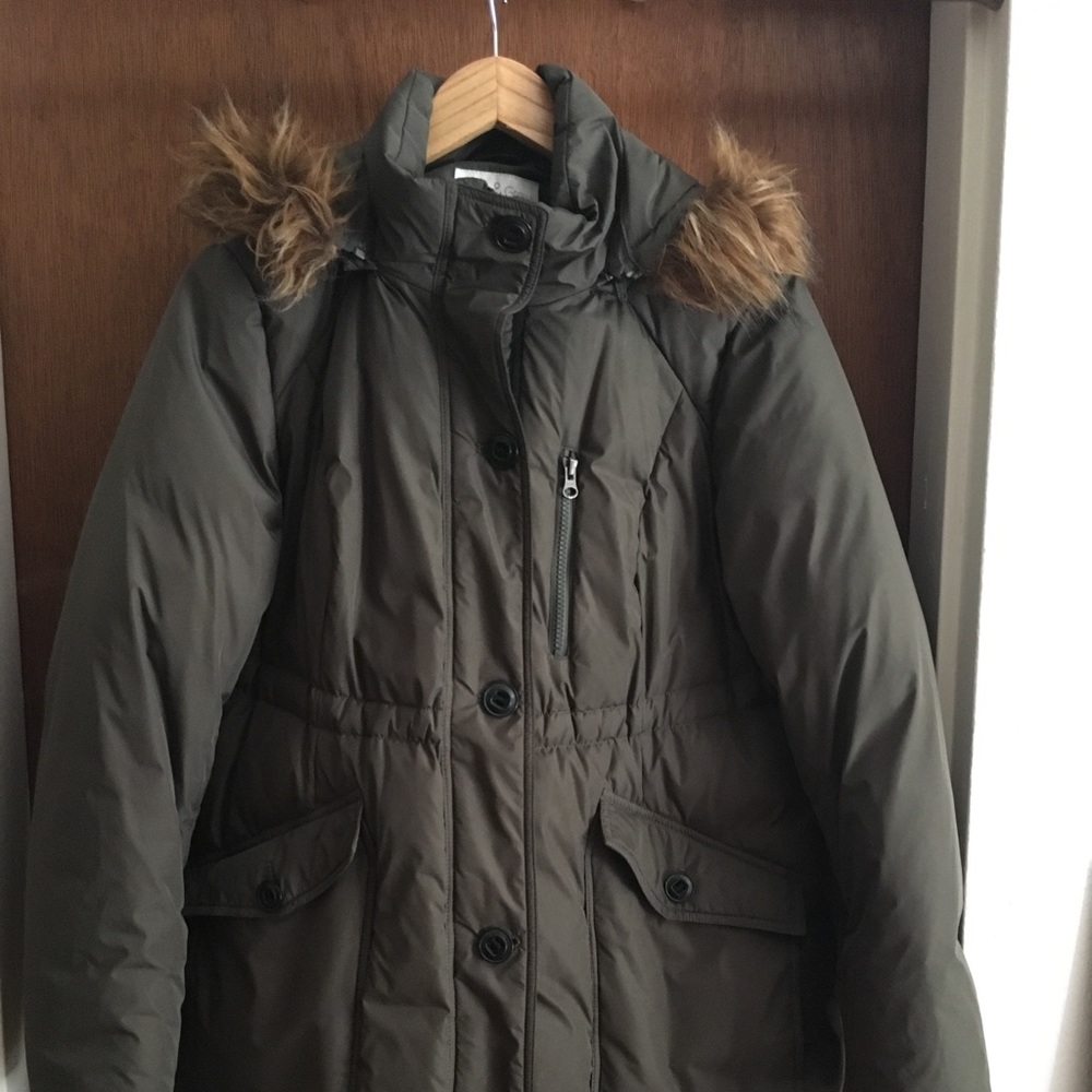 Maternity down coat